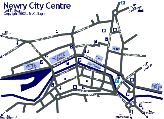Map of Town Centre